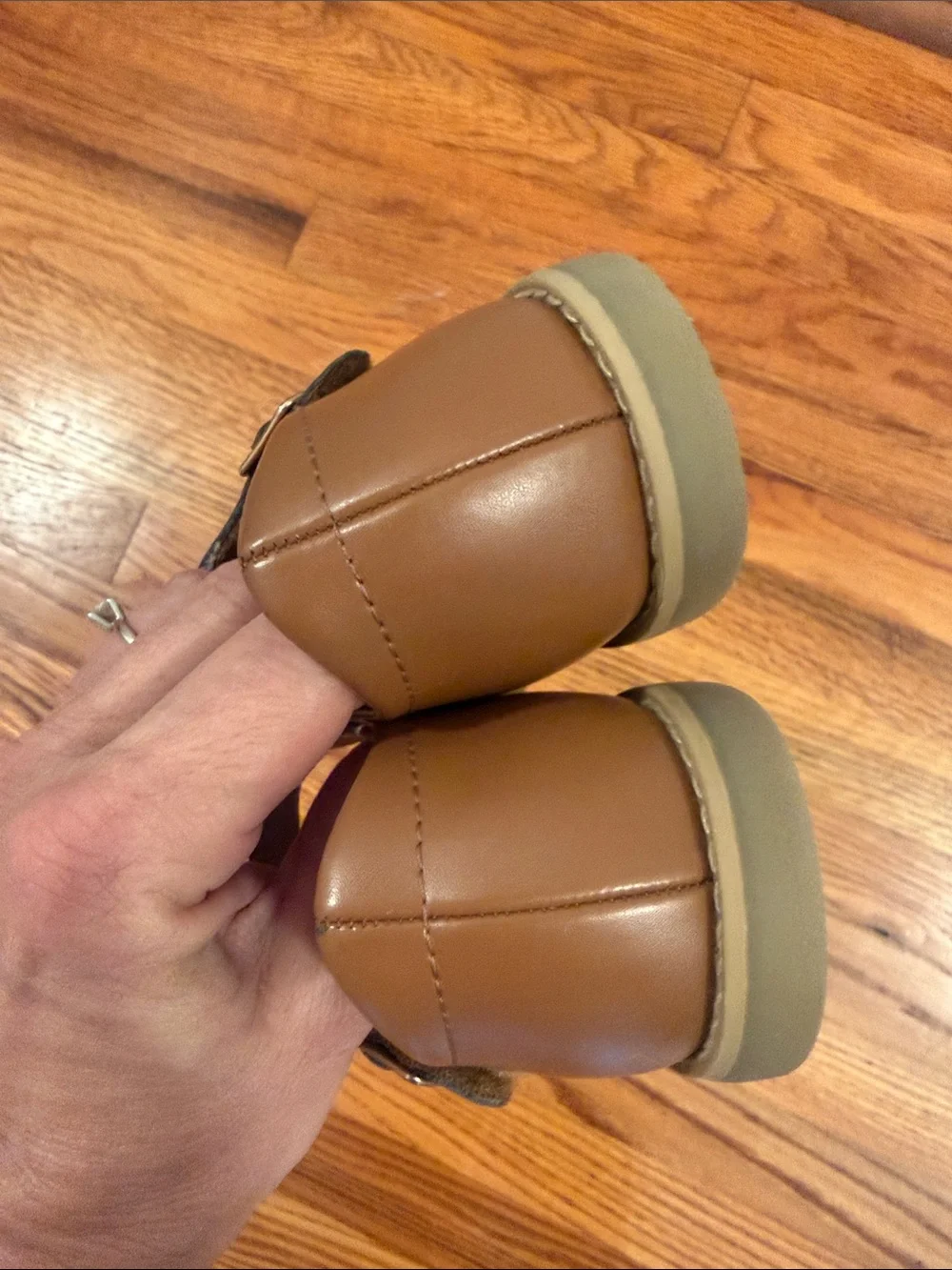 FootMates Girls' Brown Mary Jane Dress Shoes
